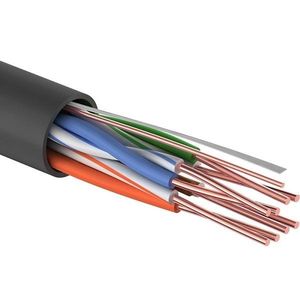������ ������� UTP 4x2x24 AWG CCA CAT5e PE Outdoor LE (����� 305�)